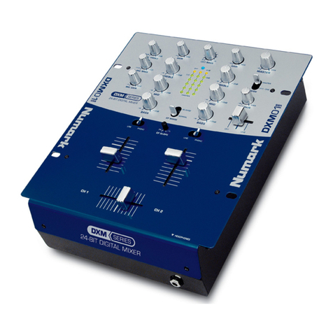Numark DXM01 User manual