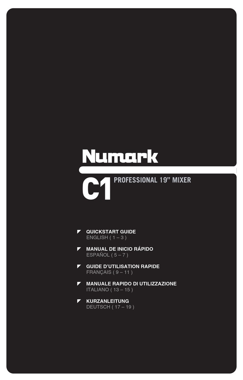 Numark C1 User manual
