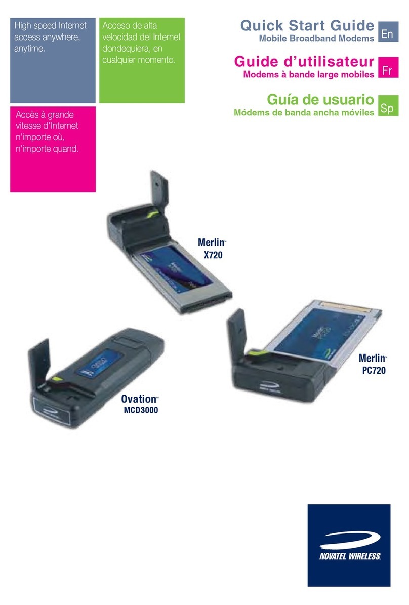 Novatel Ovation MCD3000 user guide