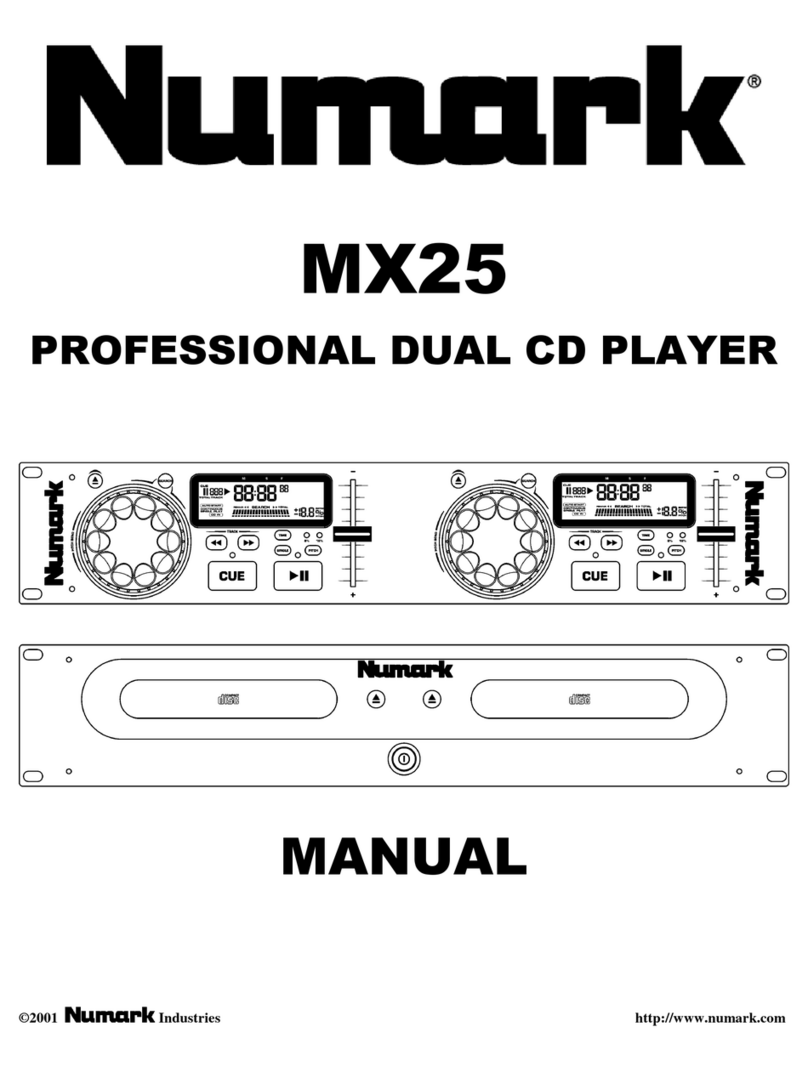Numark MX25 manual