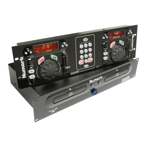 Numark MPCD33 User manual