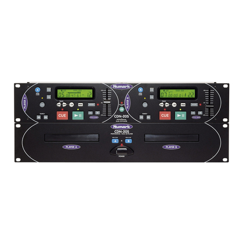 Numark CDN-20S User manual