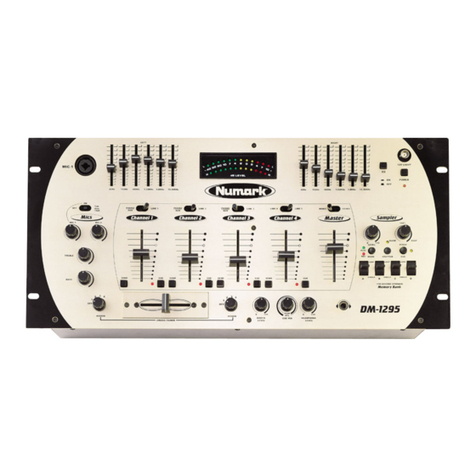 Numark DM1295 User manual