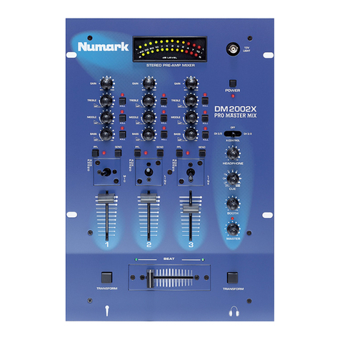 Numark DM2002X User manual