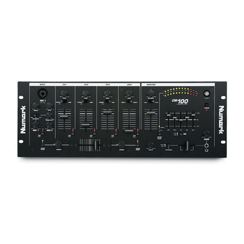 Numark CM-100 User manual