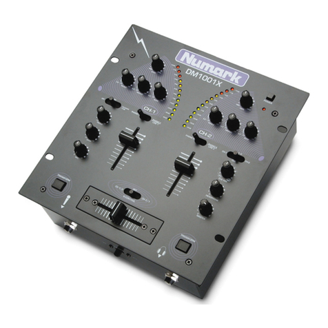Numark DM1001X User manual