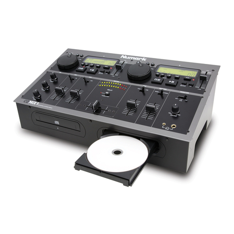 Numark CD MIX-1 User manual Numark CD MIX-1 User manual