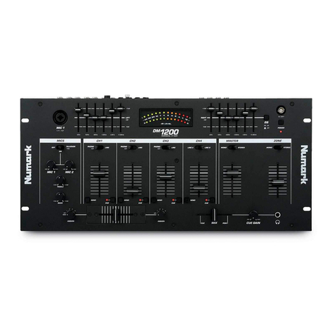 Numark DM1200 User manual