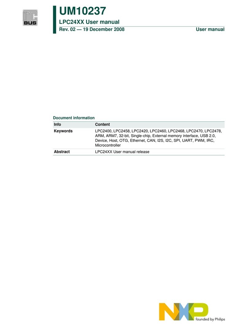 NXP Semiconductors LPC24XX UM10237 User manual