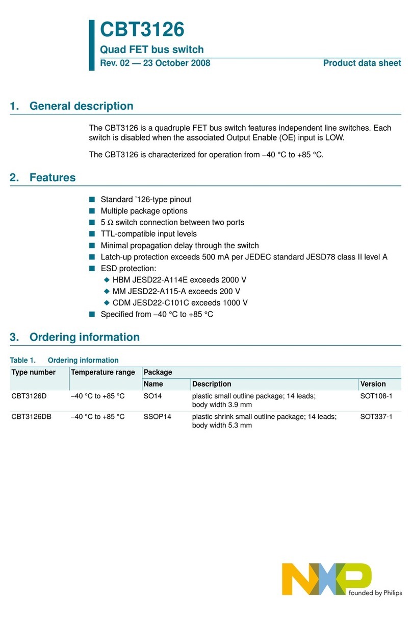 NXP Semiconductors CBT3126 Product data sheet