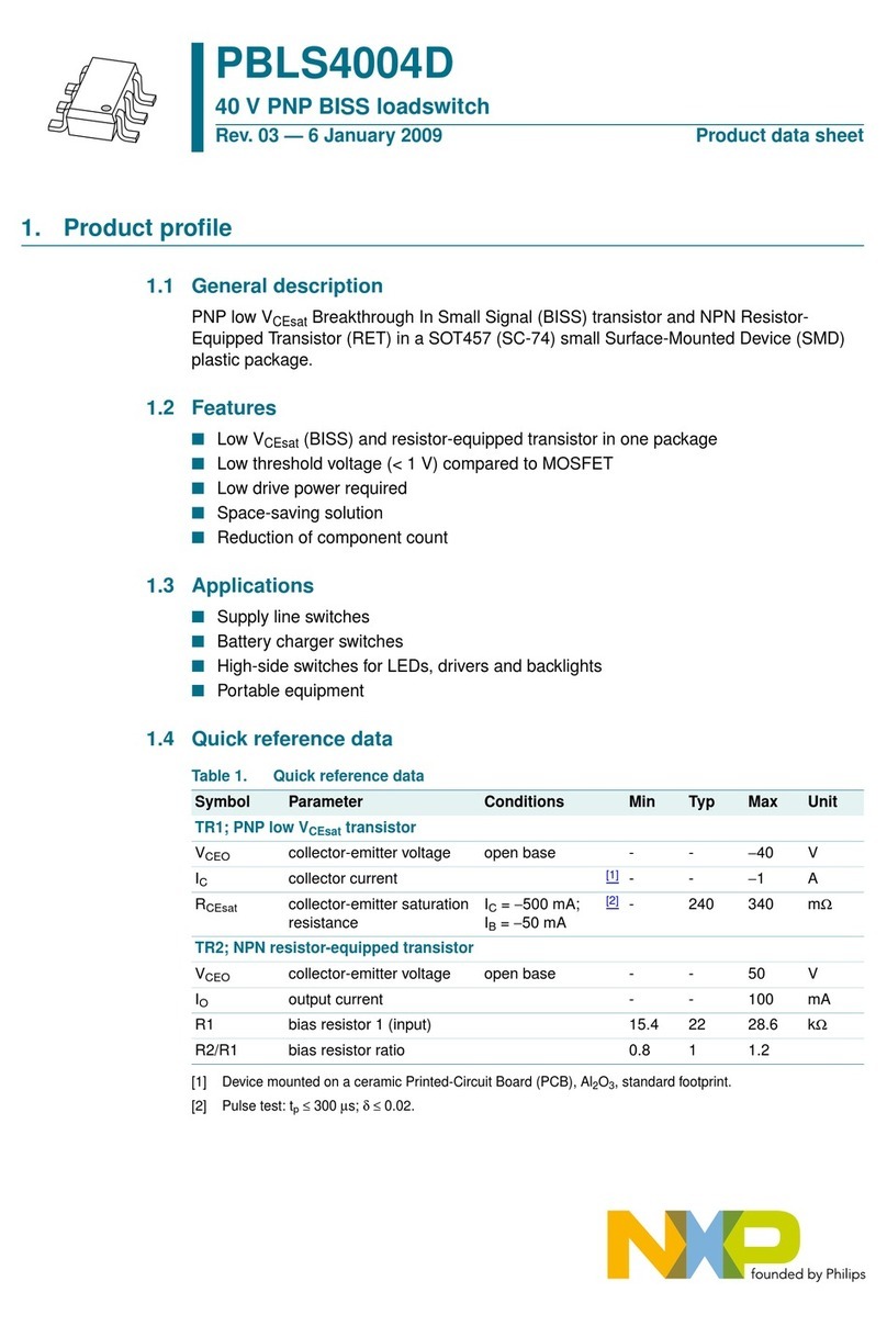 NXP Semiconductors PBLS4004D Product data sheet