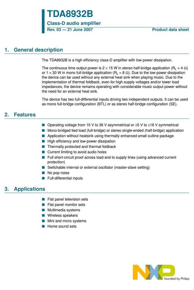 NXP Semiconductors TDA8932B Product data sheet