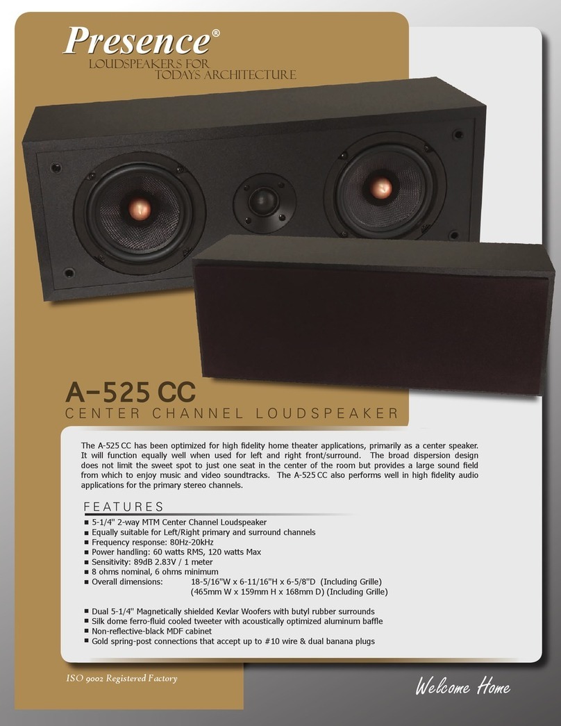 OEM Presence A-525 CC installation guide