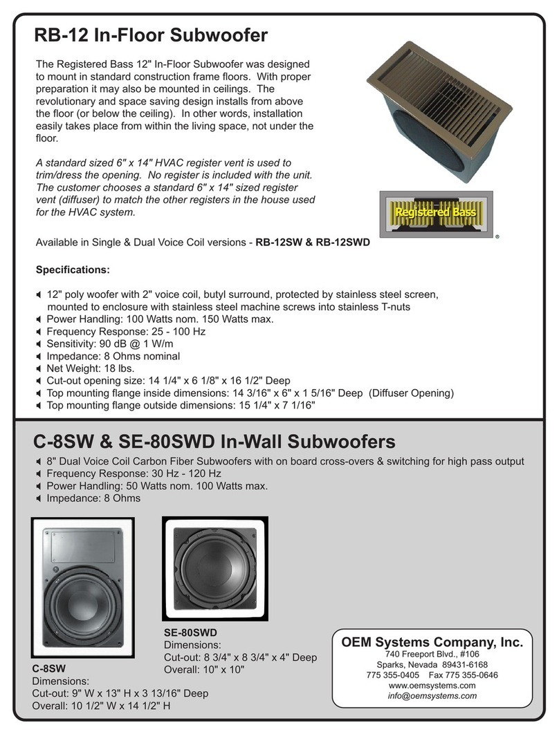 OEM RB-12 Specifications