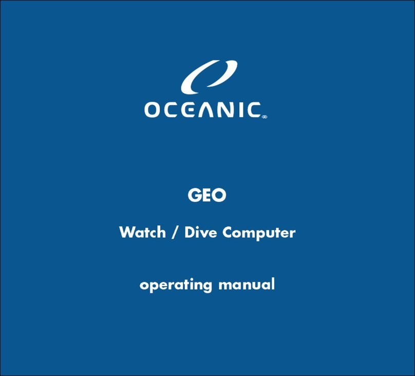 Oceanic Watch / Dive Computer GEO User manual