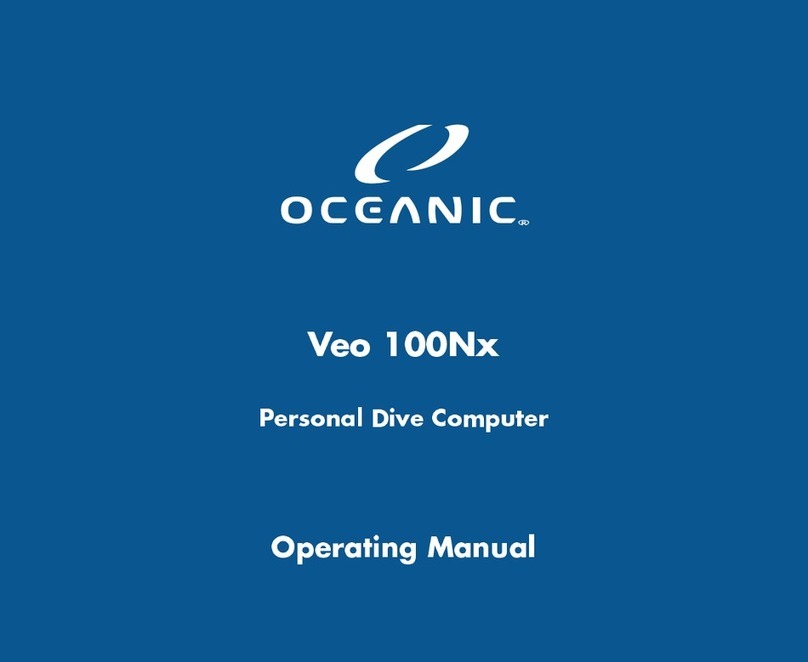Oceanic Personal Dive Computer Veo 100Nx User manual