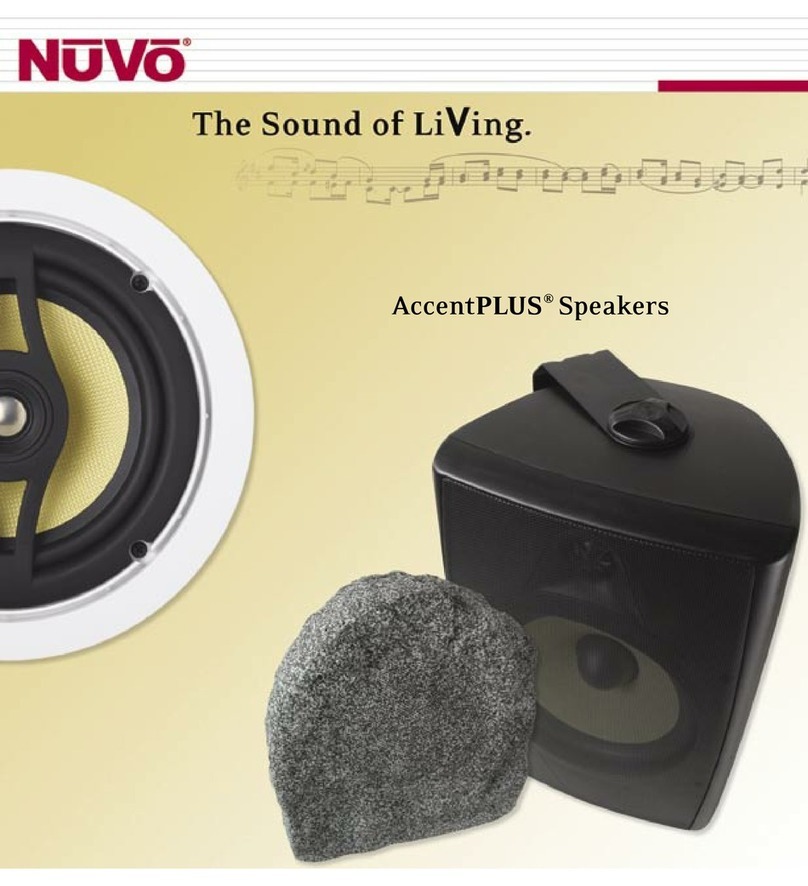 Nuvo AccentPLUS Speaker brochure