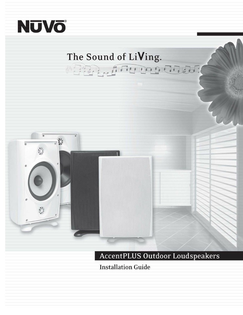 Nuvo AccentPLUS1 NV-AP16CS installation guide