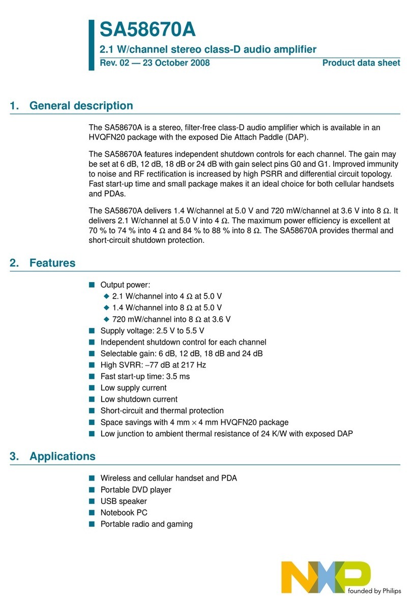 NXP Semiconductors SA58670A Product data sheet