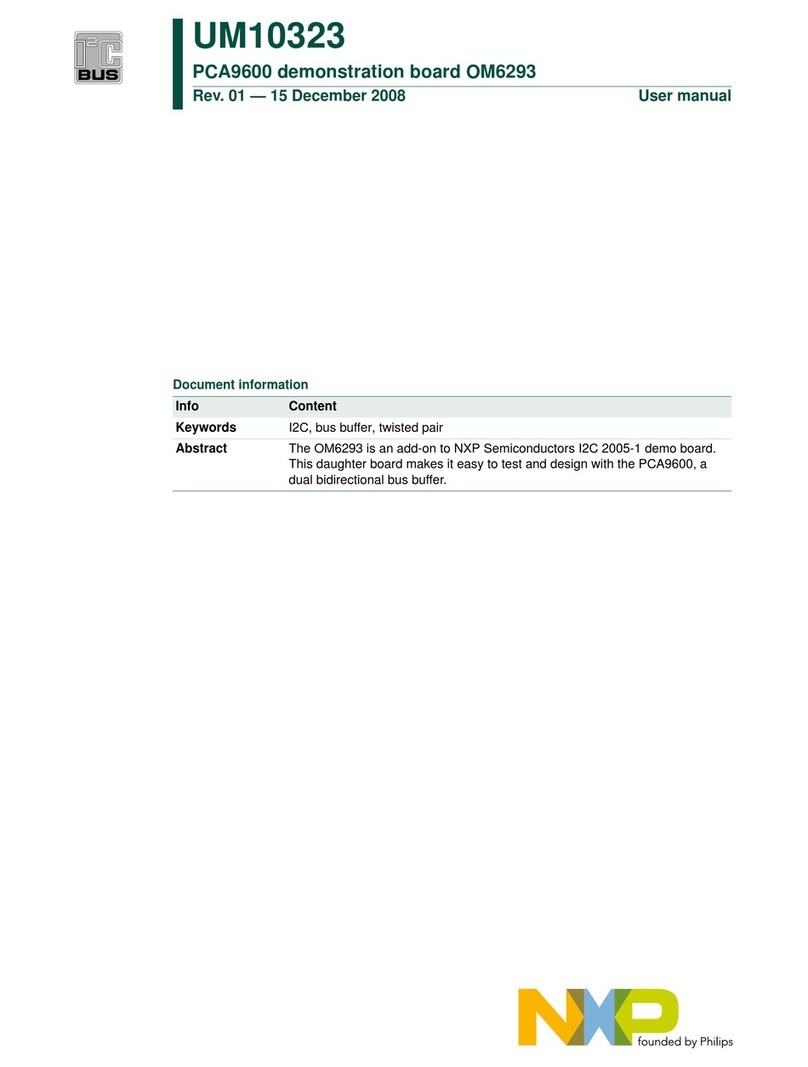 NXP Semiconductors PCA9600 OM6293 User manual