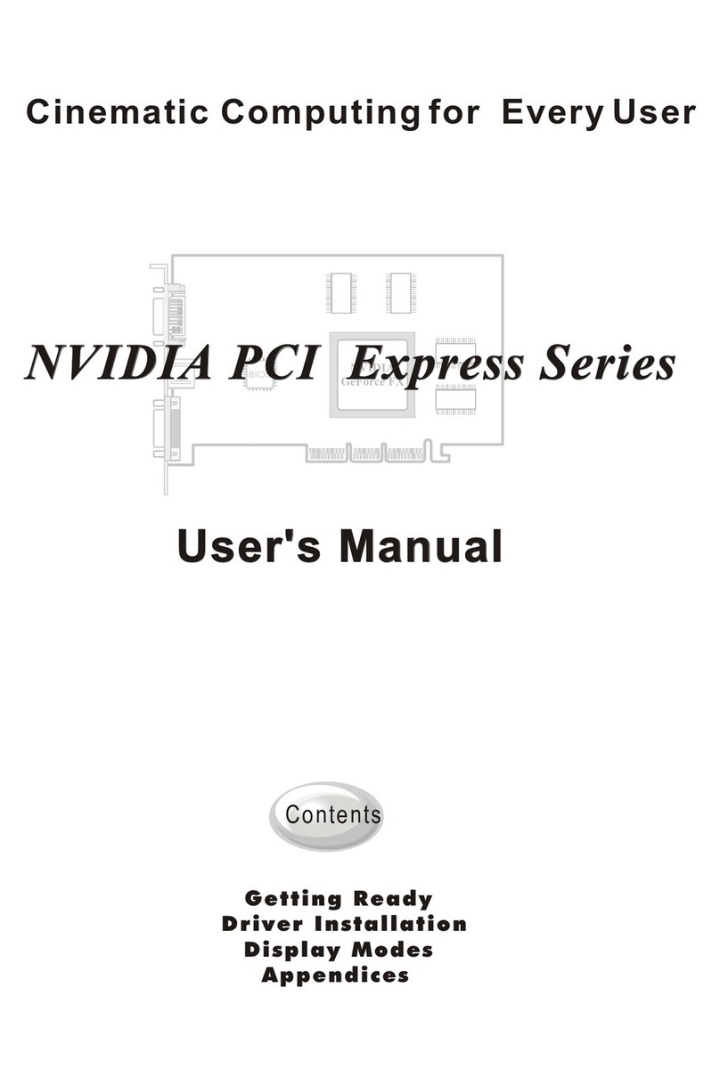 Nvidia PCI Express Series User manual
