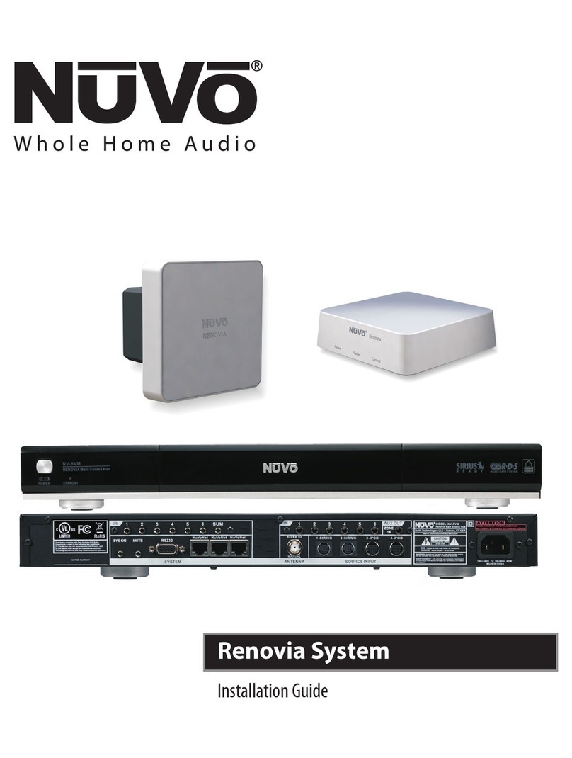 Nuvo Stereo System installation guide