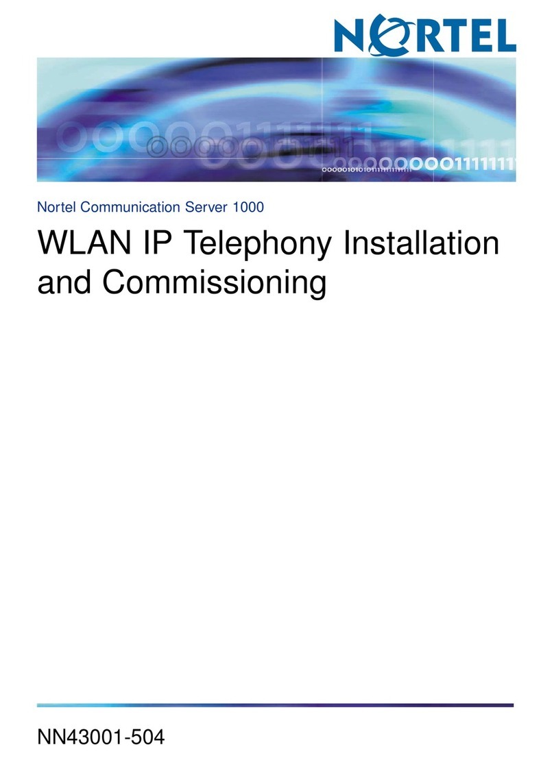 Nortel NN43001-504 User manual