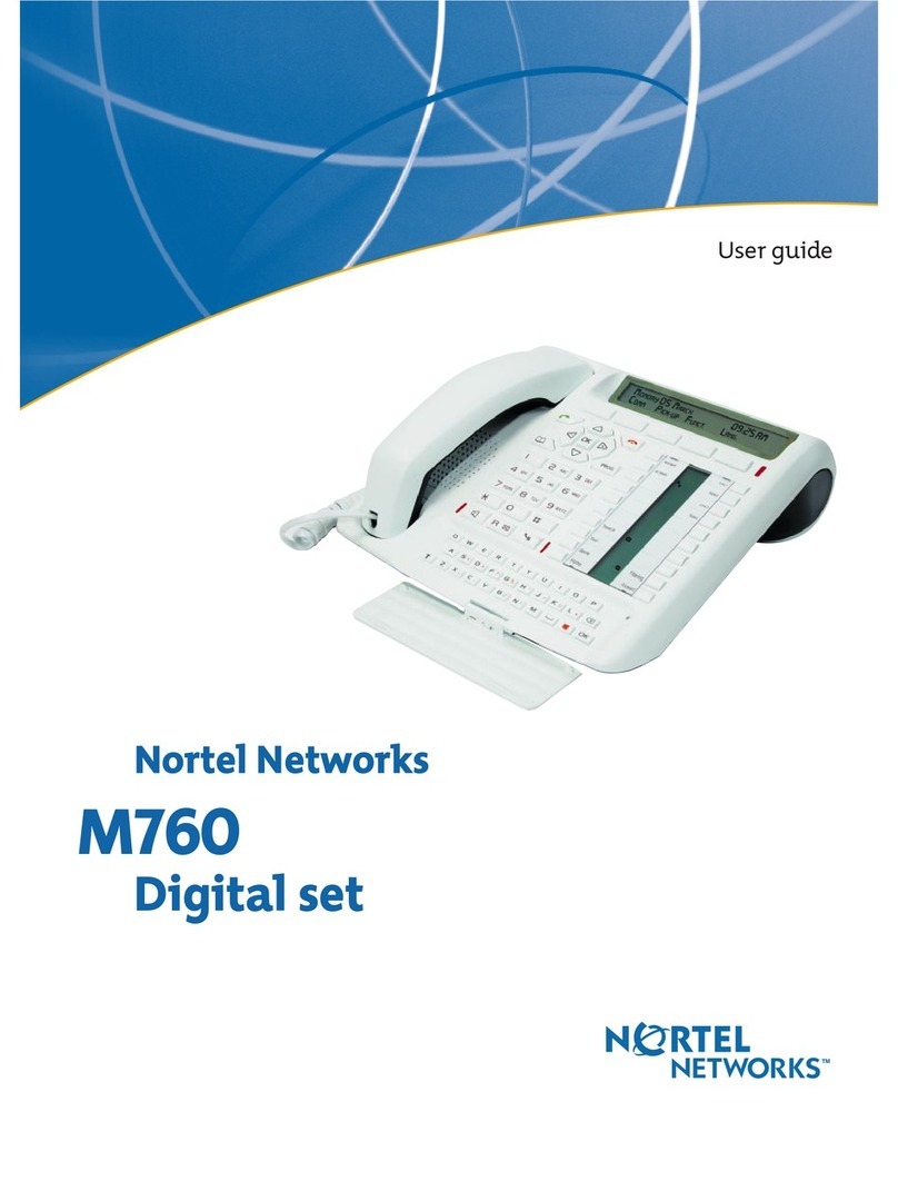 Nortel M760 User manual