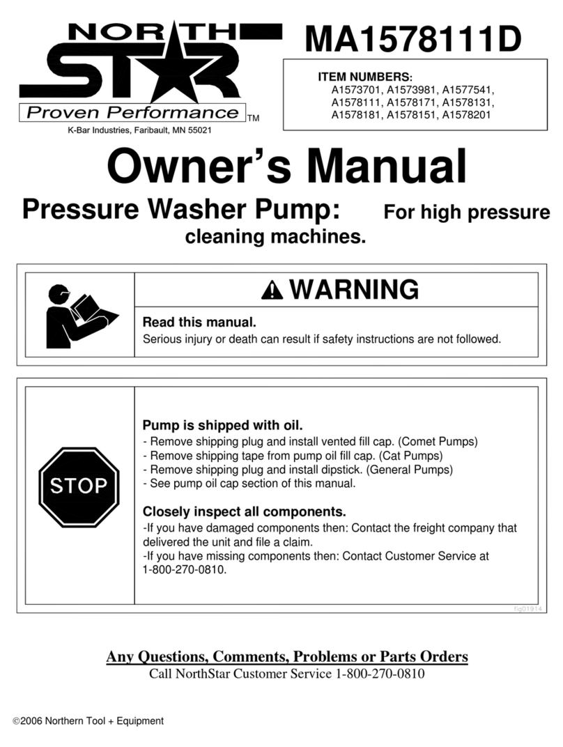 North Star MA 1578111D owner's manual North Star MA 1578111D owner's manual