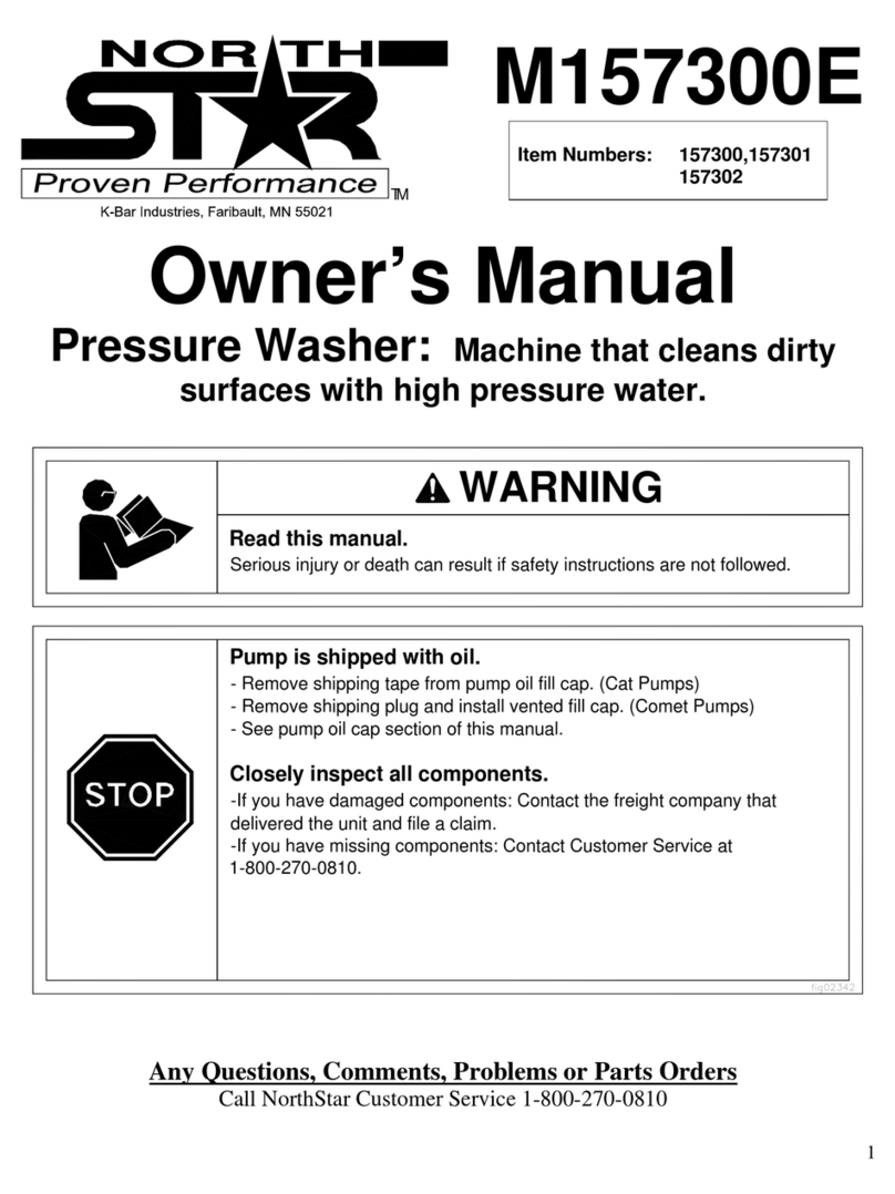 North Star M157300E owner's manual