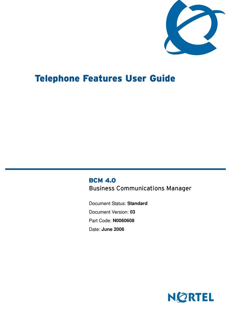 Nortel BCM 4.0 User manual
