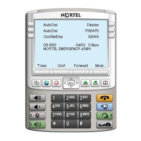Nortel Softphone 2050 User manual