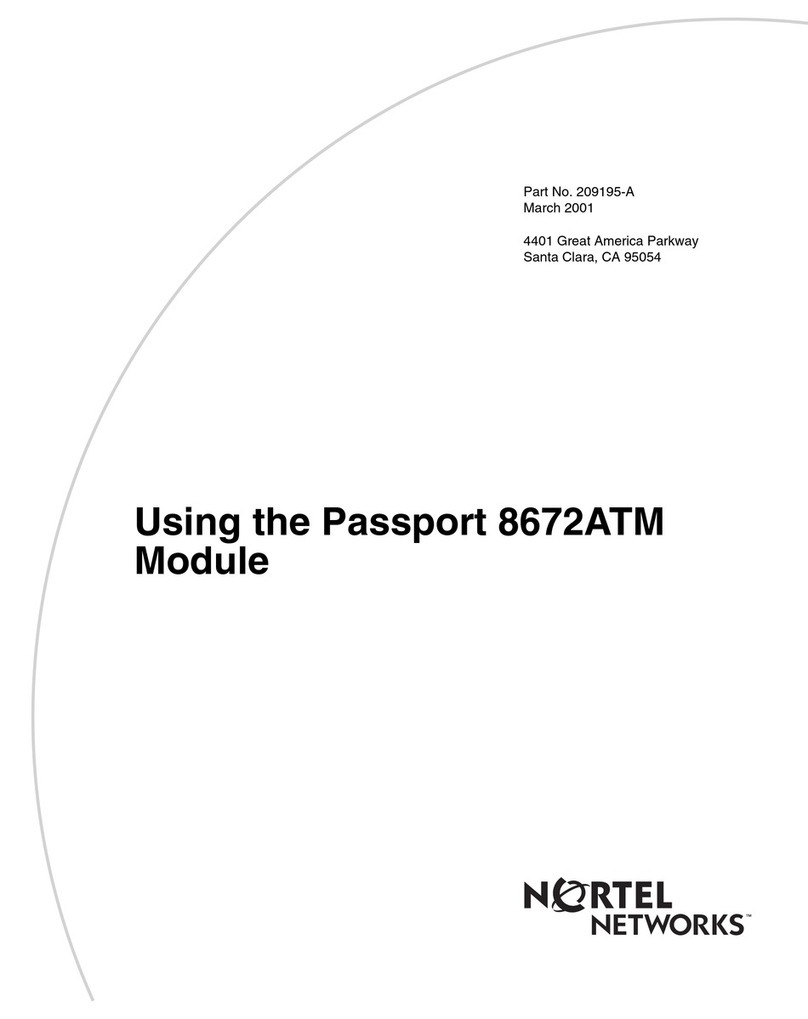 Nortel Passport Module 8672A Guide