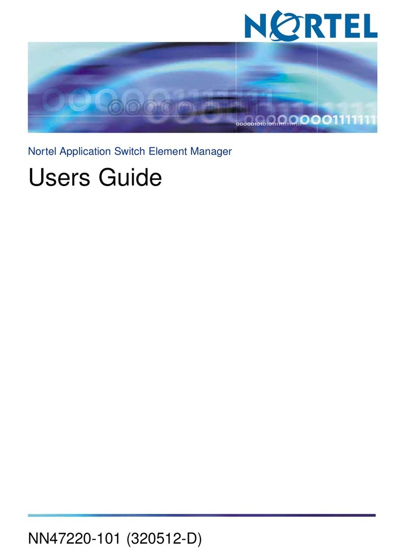 Nortel NN47220-101 User manual