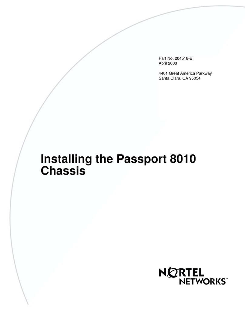 Nortel Ethernet Routing Switch 8010 installation guide Nortel Ethernet Routing Switch 8010 installation guide