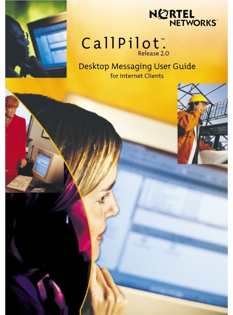 Nortel CallPilot 2.0 User manual