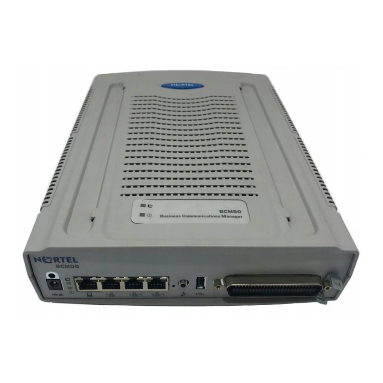 Nortel BCM50 Product manual