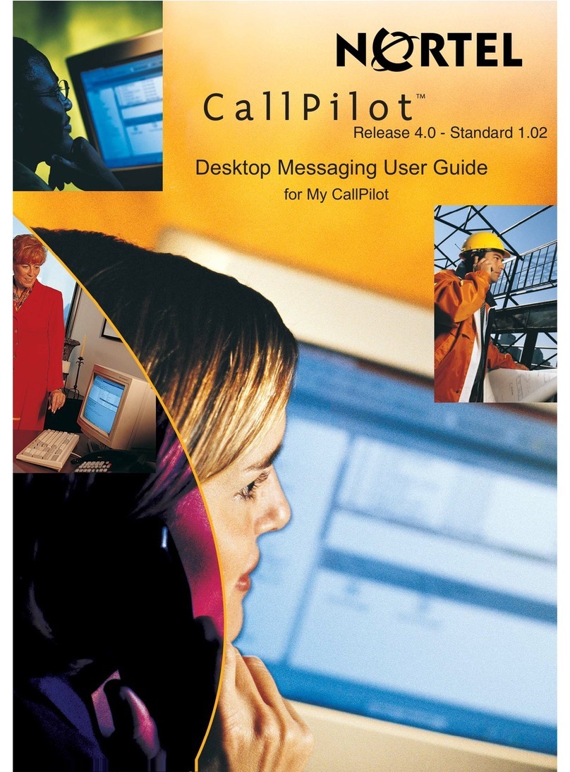 Nortel CallPilot Desktop Messaging user guide Nortel CallPilot Desktop Messaging user guide