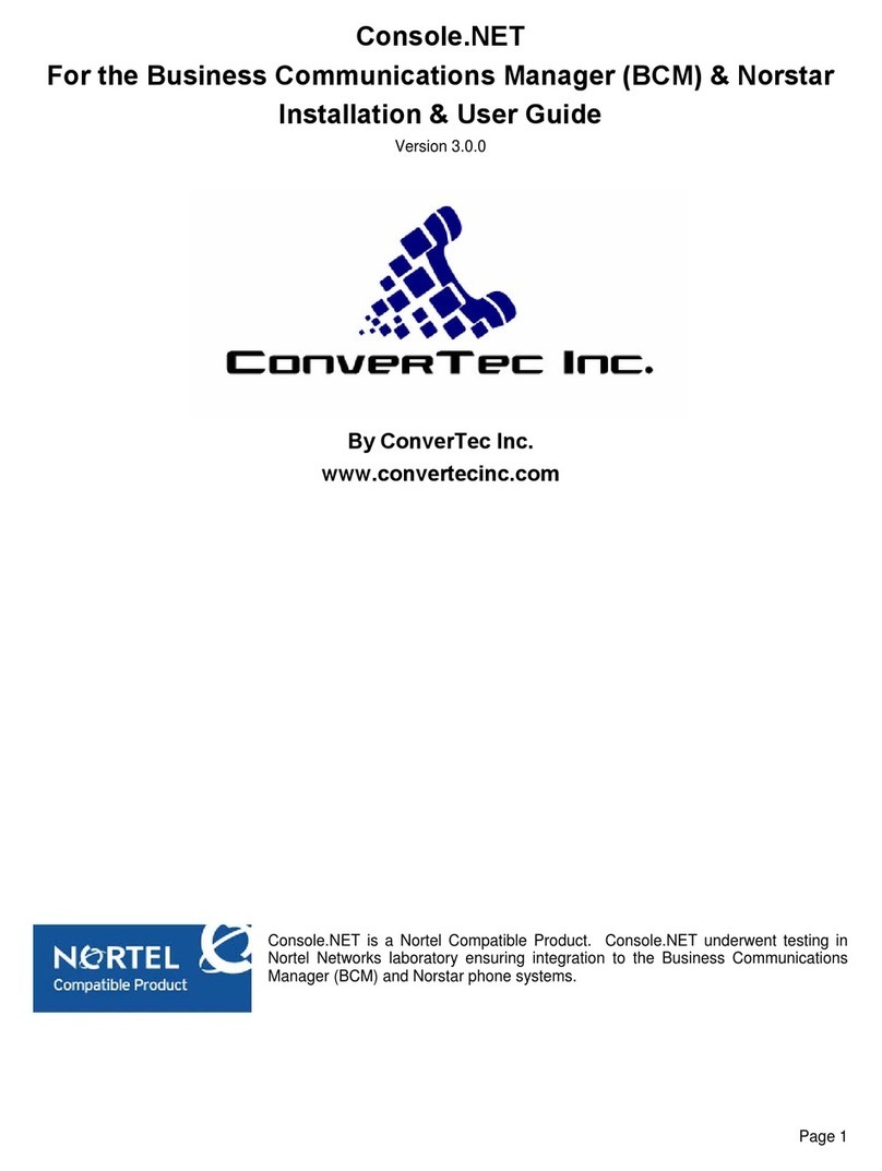 Nortel Business Communications Manager (BCM) &... User manual Nortel Business Communications Manager (BCM) &... User manual
