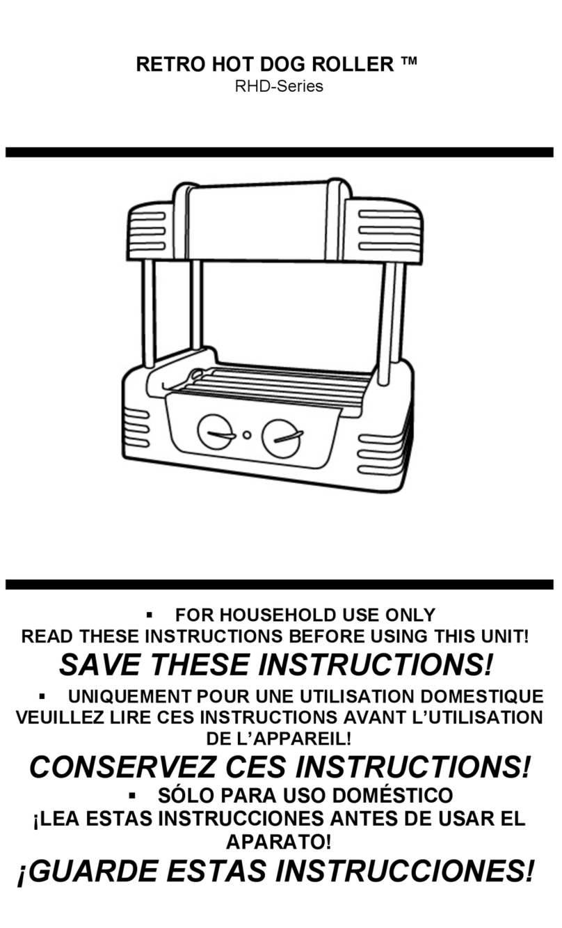 Nostalgia Electrics Retro RHD-400 User manual