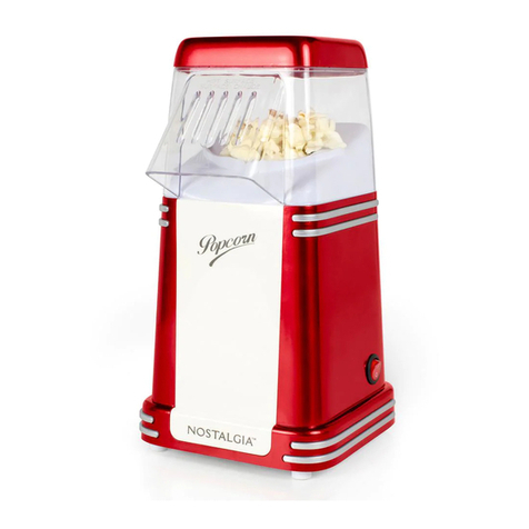 Nostalgia Electrics MINI RETRO POPCORN MAKER RHP-310 instructions