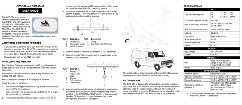 Novatel GPS-534 User manual