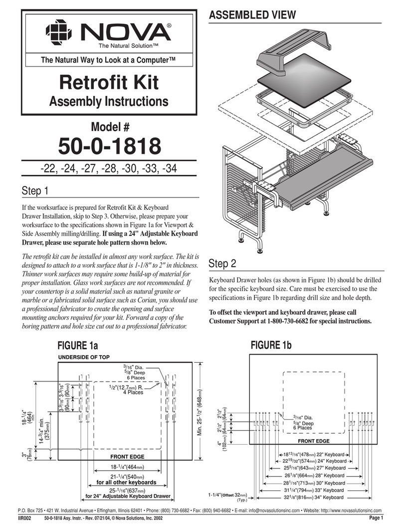 Nova Retrofit Kit 50-0-1818 User manual