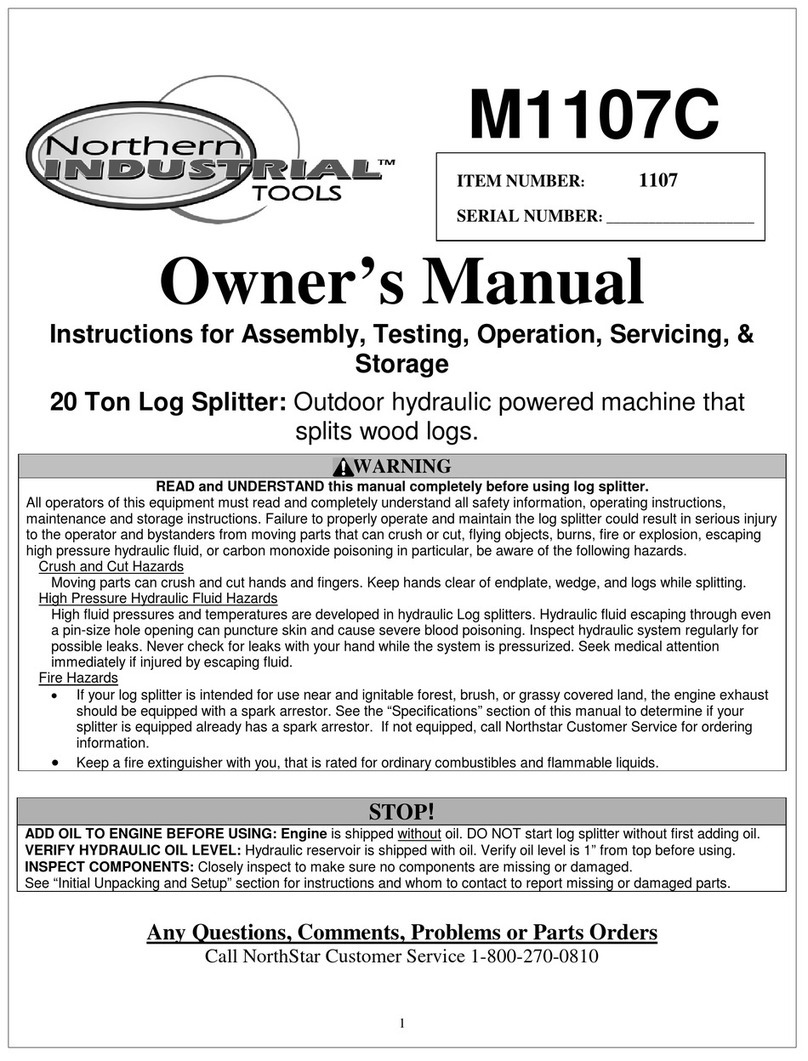 Northern Industrial Tools M1107C User manual
