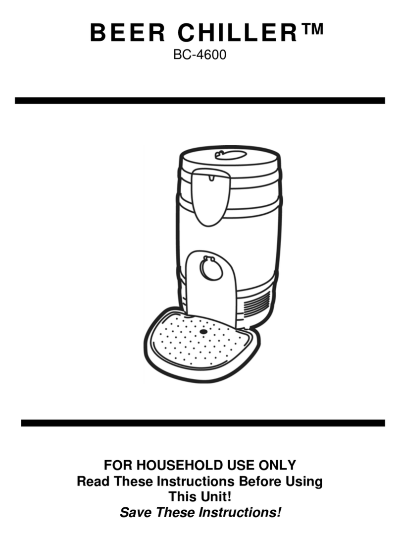 Nostalgia Electrics Beer Chiller BC-4600 instruction manual