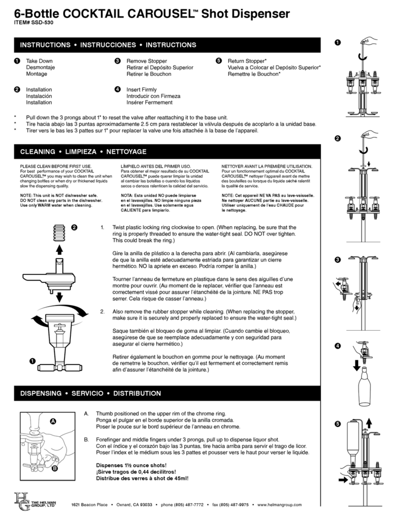 Nostalgia Electrics SSD-530 instruction manual