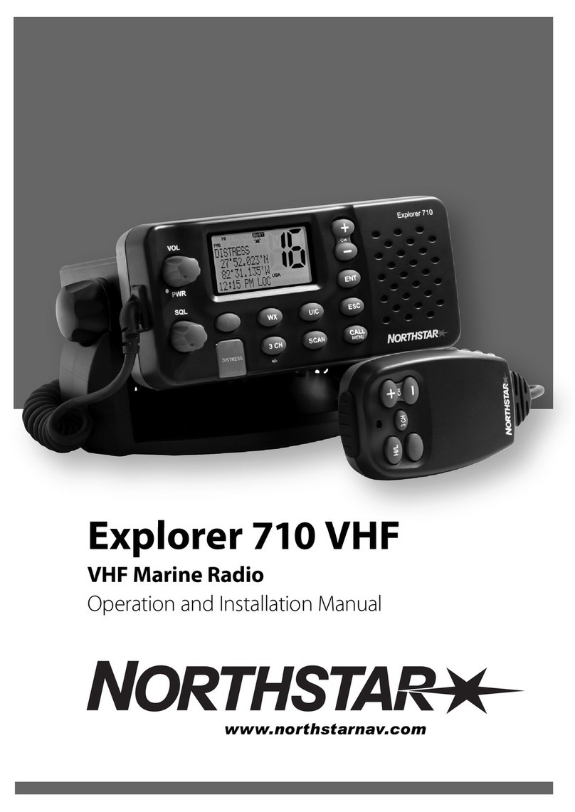 NorthStar Explorer 710 VHF Operation and installation manual