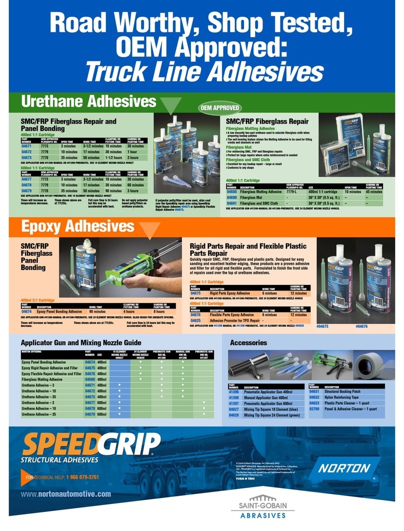 Norton SpeedGrip Epoxy Adhesive brochure