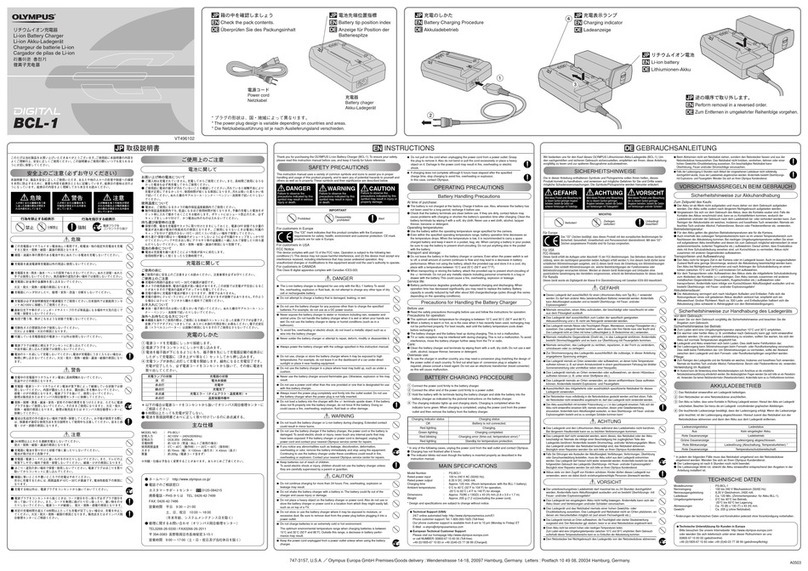 Olympus PS-BCL1 instructions