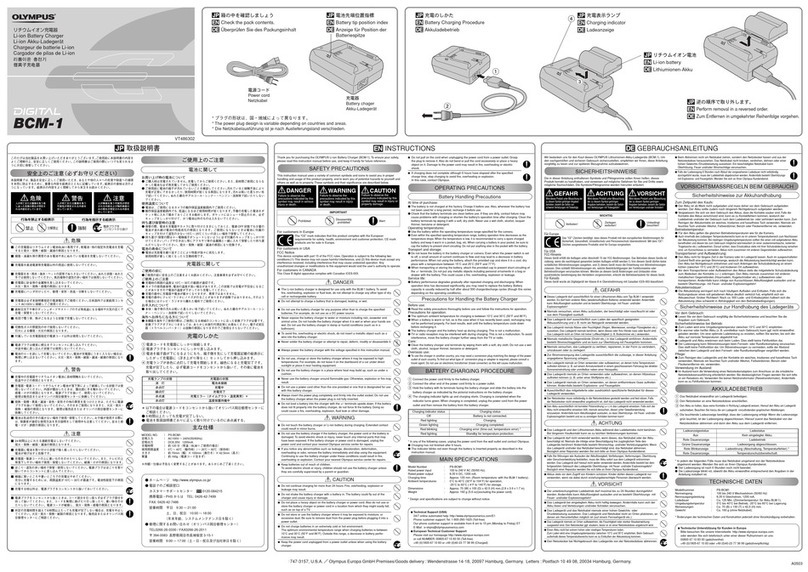 Olympus BCM-1 User manual